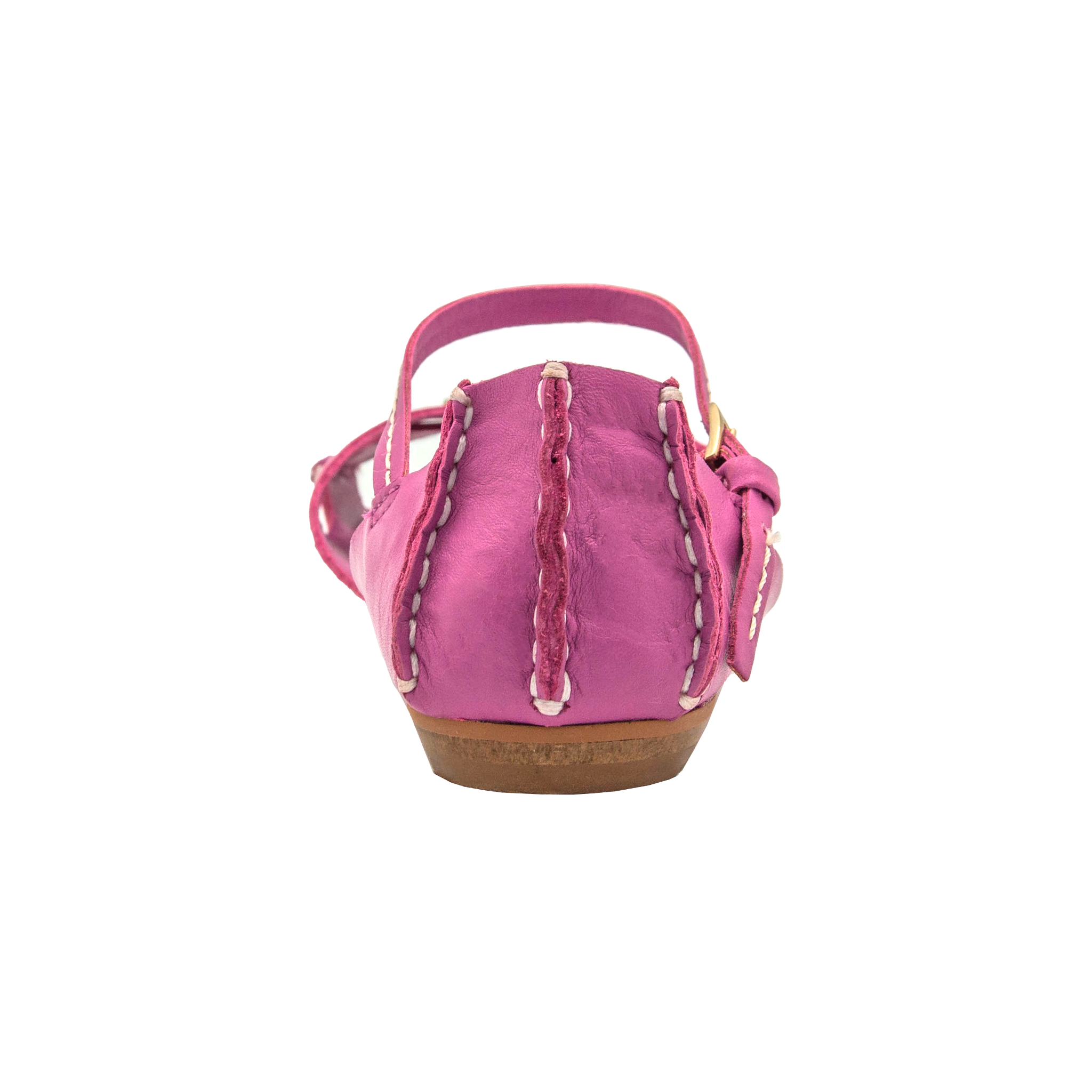 Tajali Leather Sandals - Purple Tajali Flats TARBAY   