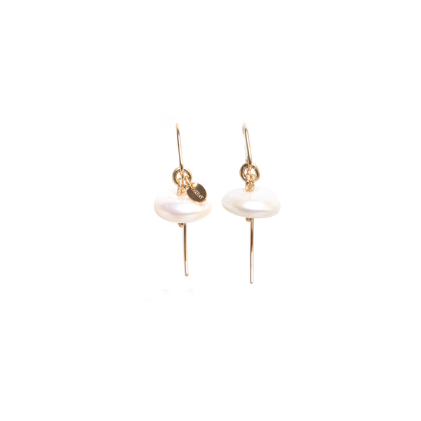 Kleidia Dangle Earrings (30mm) - Pearl Earrings TARBAY   