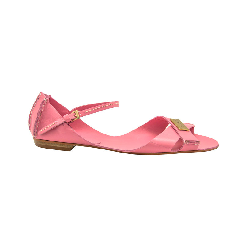 Tajali Leather Sandals - Gomma Tajali Flats TARBAY   