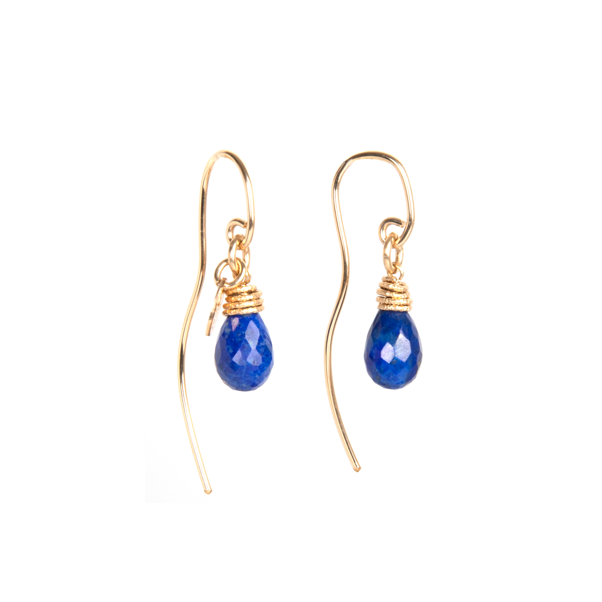Serpentina Earrings - Lapis Lazuli Earrings TARBAY   