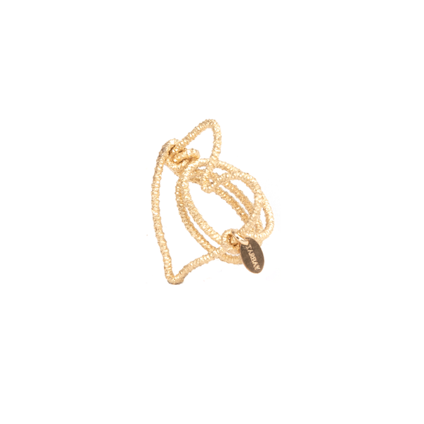 Corazon Julieta Ring (28mm) - Yellow Gold Rings TARBAY   