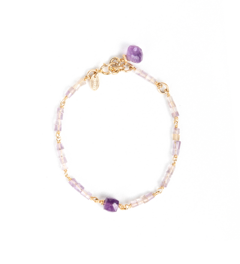 Violet Bracelet #1 - Amethyst Bracelets TARBAY   