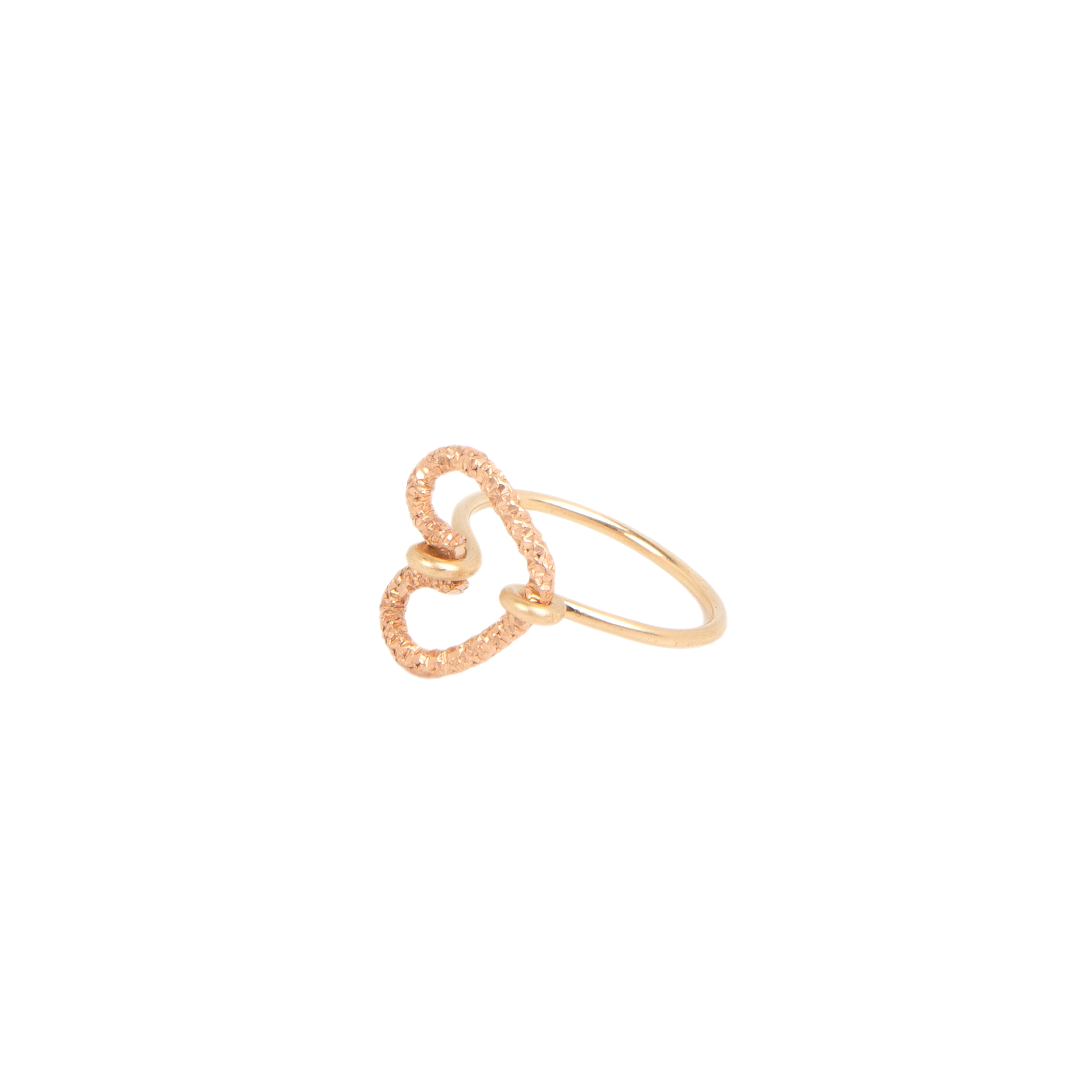 Corazon Ring #4 (15mm) - Yellow & Rose Gold Rings TARBAY   