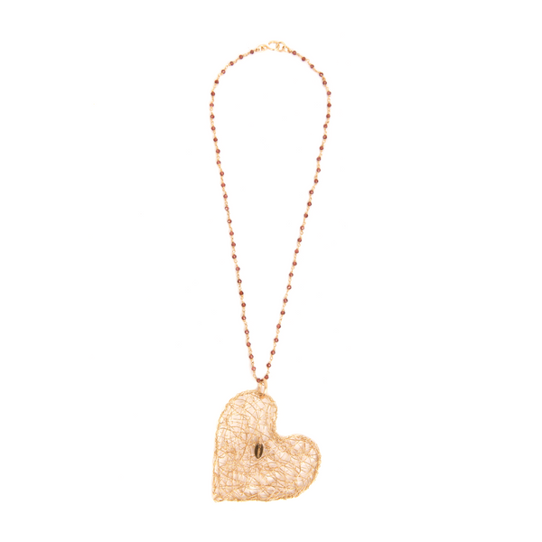 Aura Amor Necklace #2 - Garnet Necklaces TARBAY   