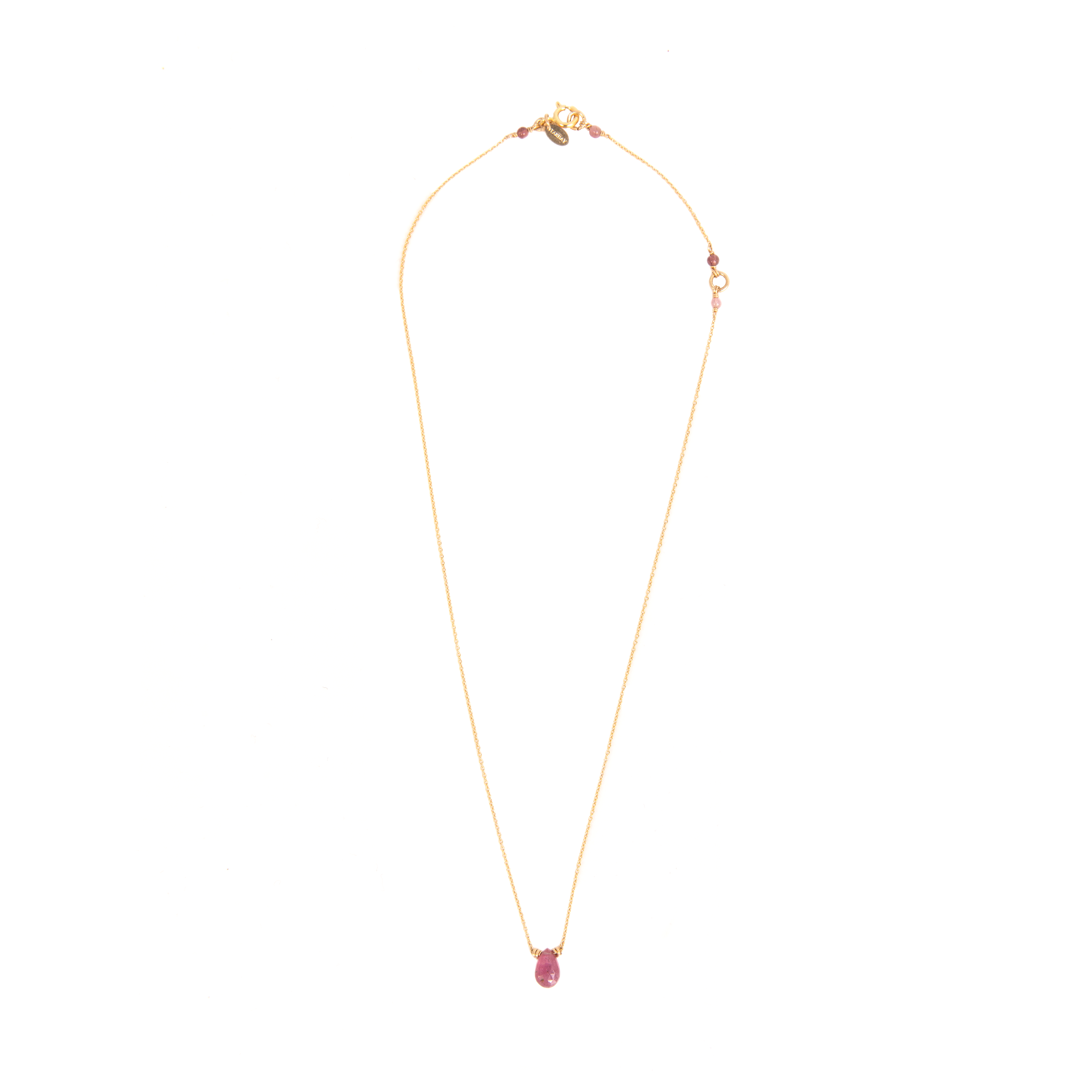 Gema Necklace - Rose Sapphire (10mm) Necklaces TARBAY   