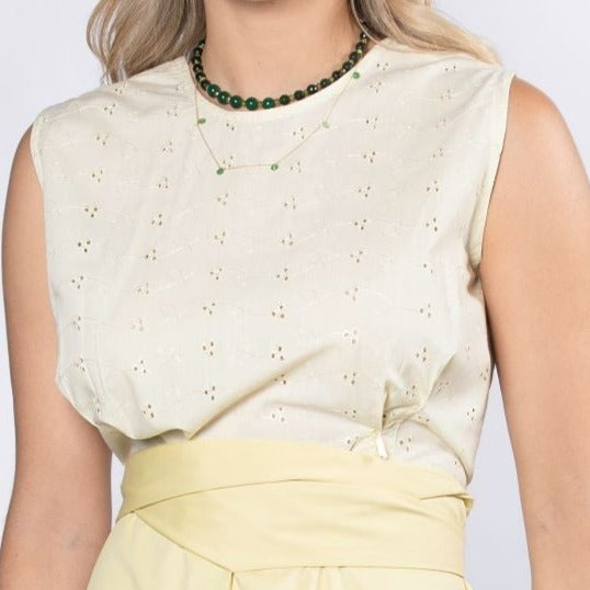 Nicoletta Top - Yellow Tops TARBAY   