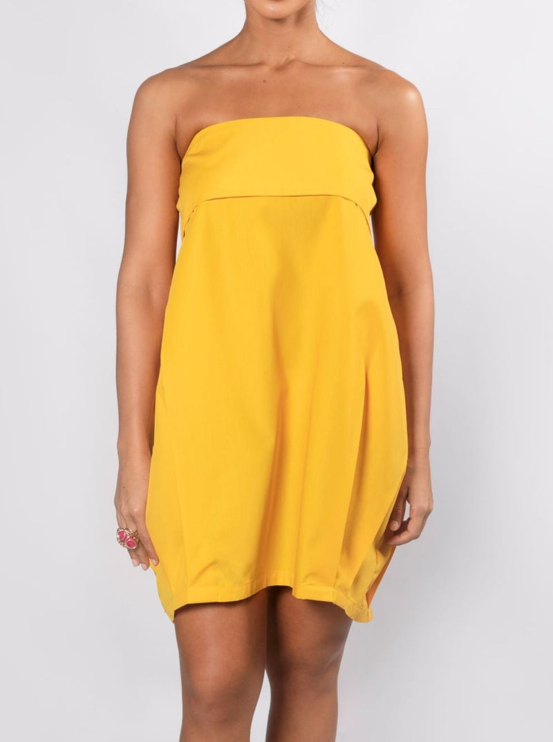 Athina Dress - Yellow Dresses TARBAY   
