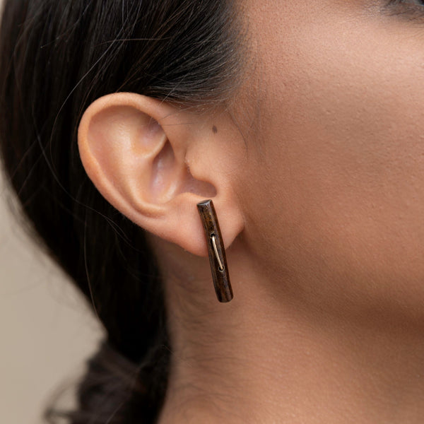 Xylo Earrings - Bamboo Coral Earrings TARBAY   
