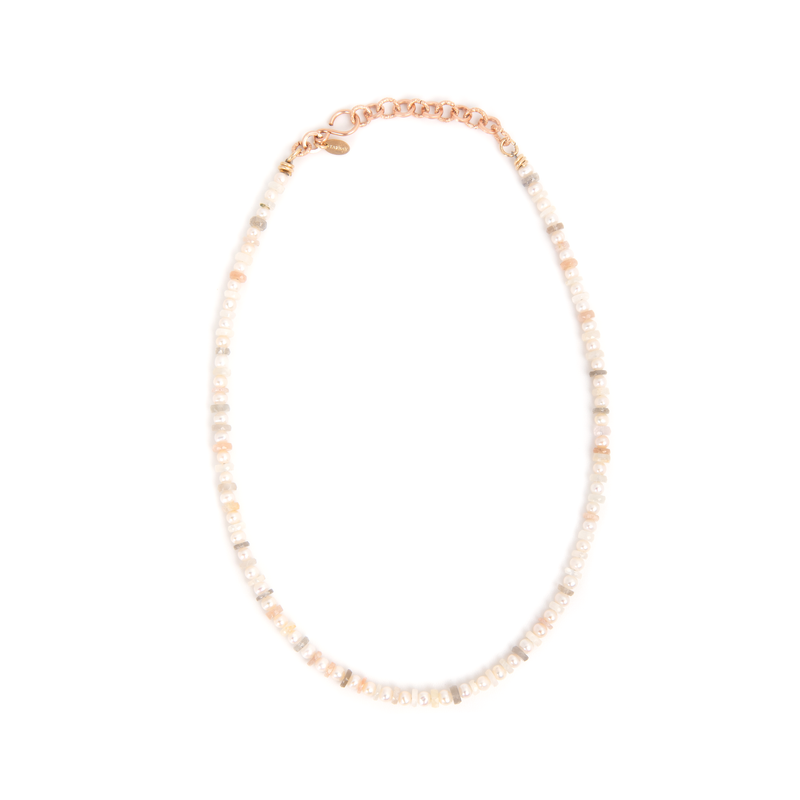Soledad Necklace #1 (42cm) - Moon Stone Necklaces TARBAY   