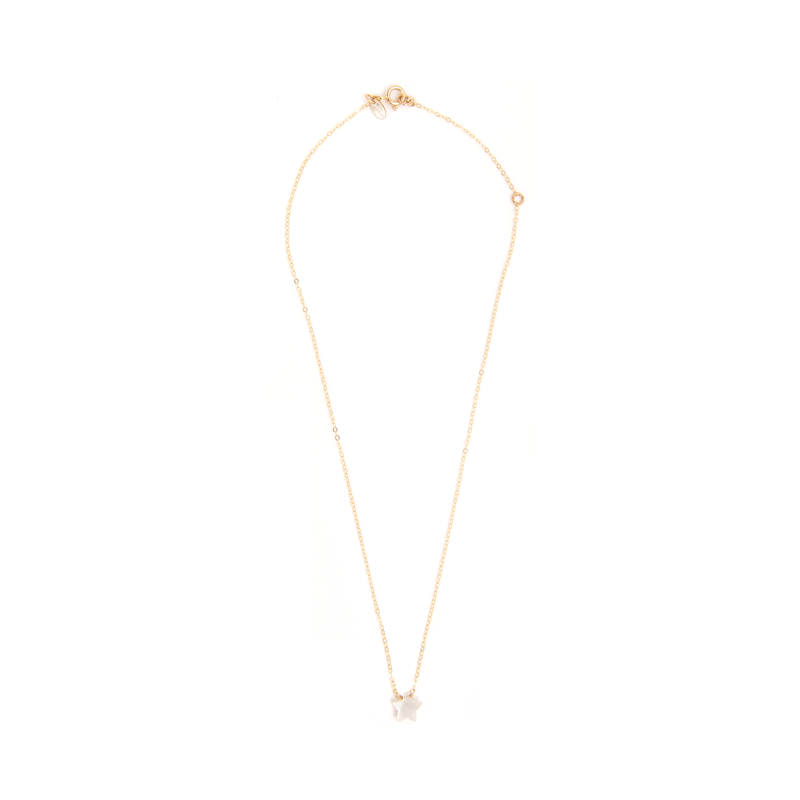 Gema Necklace #1 (10mm) - Moon Stone Necklaces TARBAY   