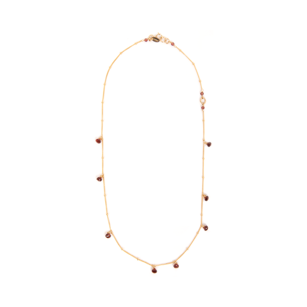 Pensamientos Necklace #1 - Garnet Necklaces TARBAY   