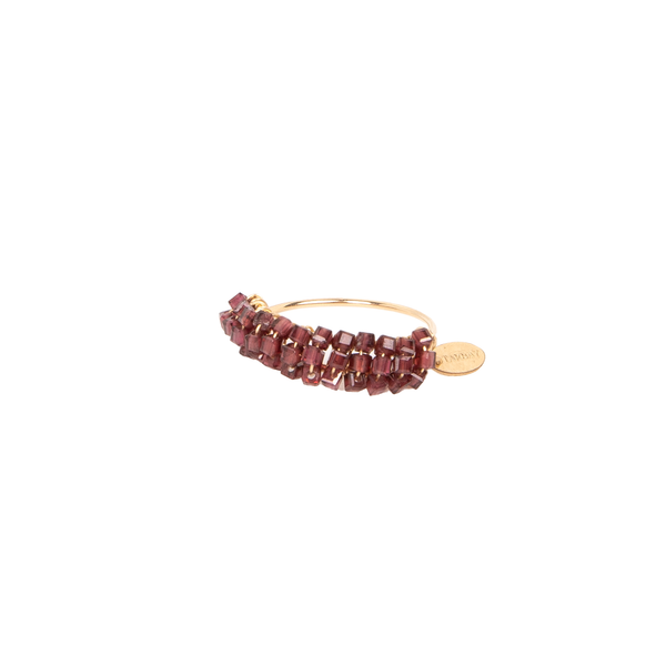 Cleopatra Ring #2 (24mm) - Garnet Rings TARBAY   