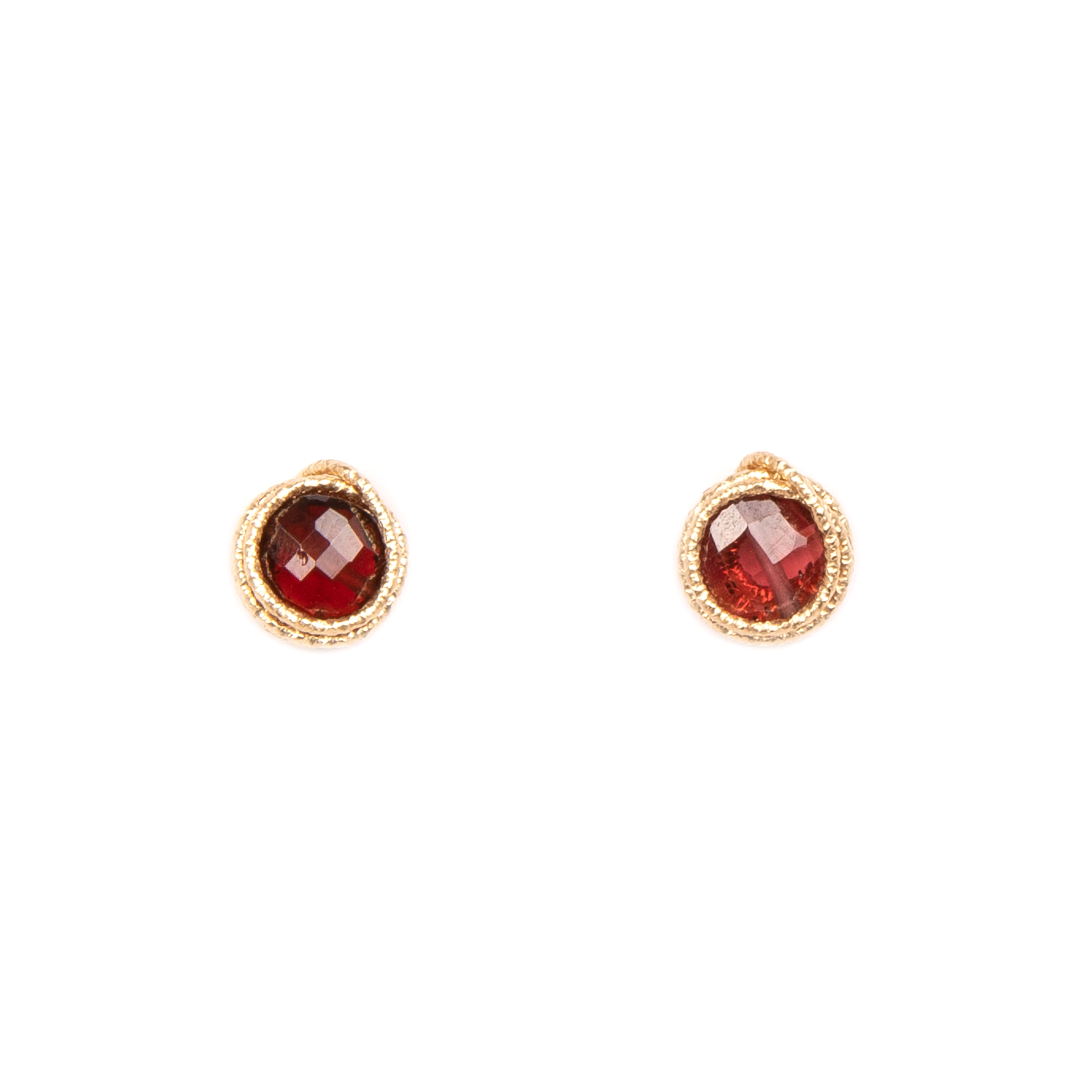 Carmencita Earrings #3 (6-7mm) - Garnet Earrings TARBAY   