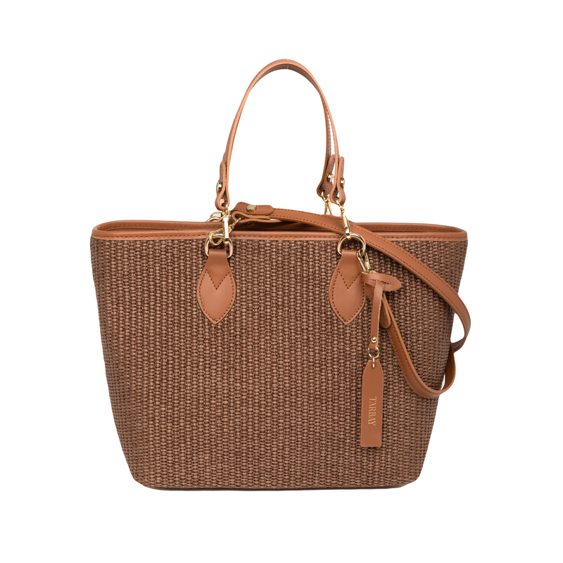 Raiza Top Handle & Crossbody Bag - Cognac Shoulder & Crossbody Bags TARBAY   