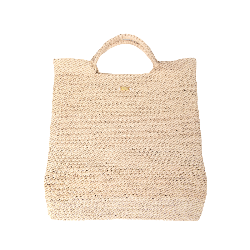 Warao # 07 Handbag - Natural Top Handle Bags TARBAY   