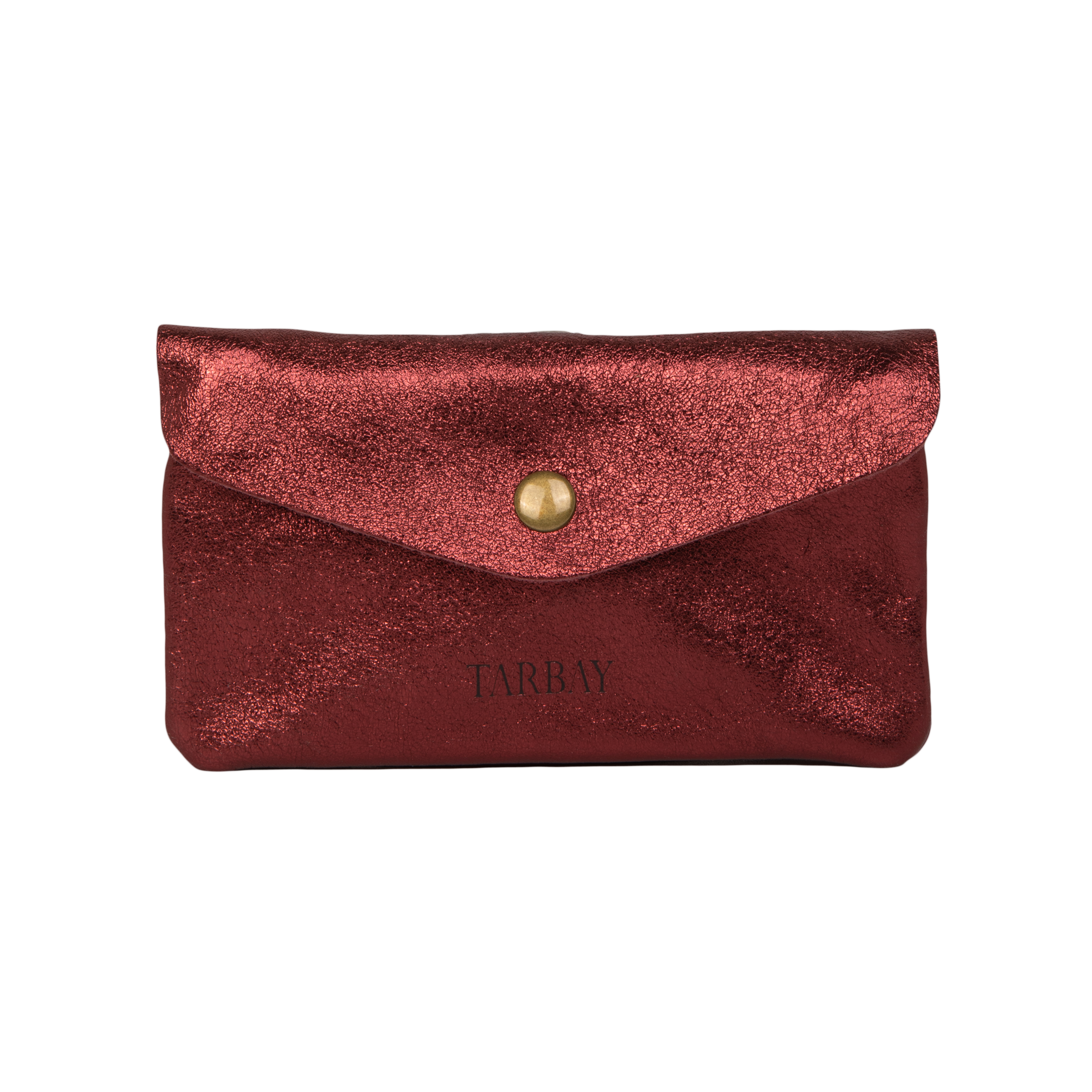 Blair Genuine Leather Wallet #2 - Metallic Red Wallets TARBAY   