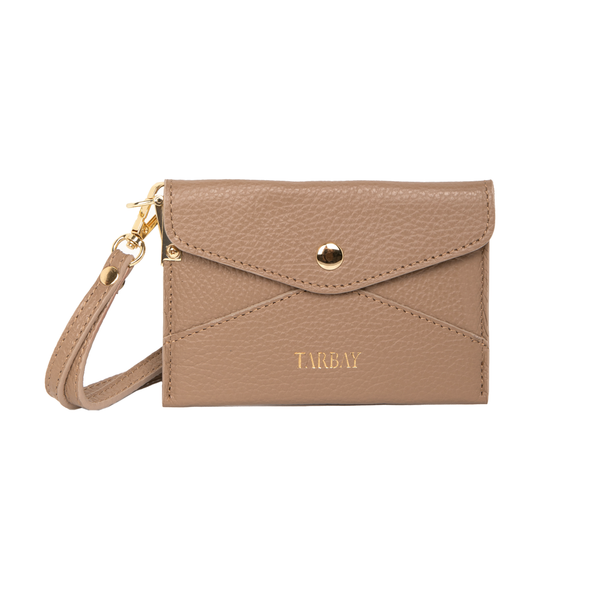 Genuine Leather Wallet #2 - Taupe Wallets TARBAY   