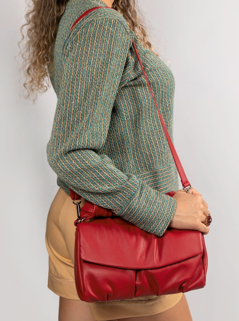 Lola Handbag - Rosso Clutches TARBAY   