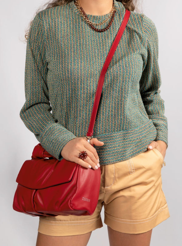 Lola Handbag - Rosso Clutches TARBAY   