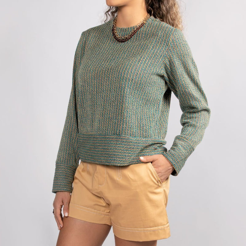 Jade Sweater - Sage Green Tops TARBAY   