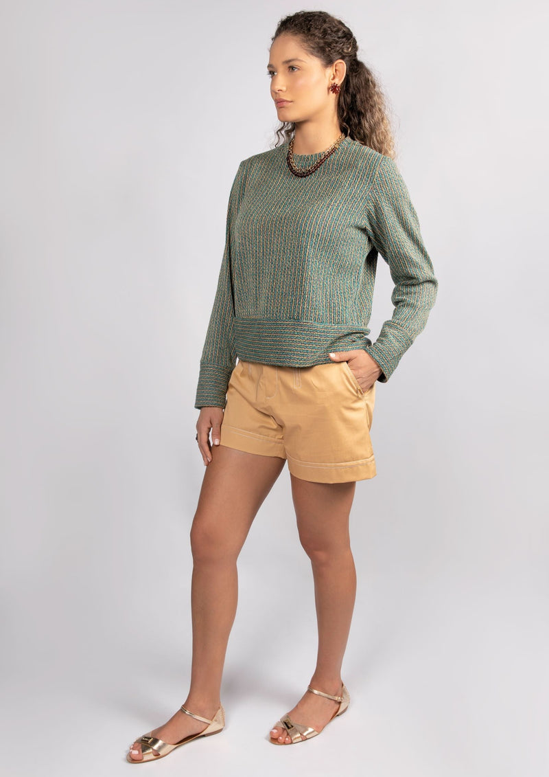 Jade Sweater - Sage Green Tops TARBAY   