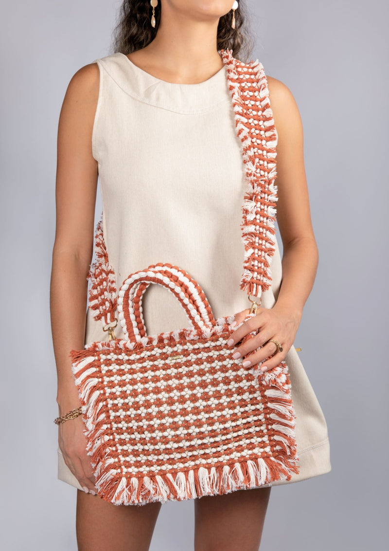 Gossypium Crossbody Bag - Caramel & Buttercream Shoulder & Crossbody Bags TARBAY   