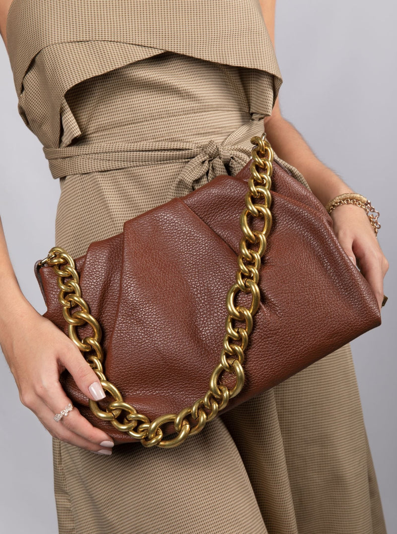 Leticia Handbag - Marrone Shoulder & Crossbody Bags TARBAY   