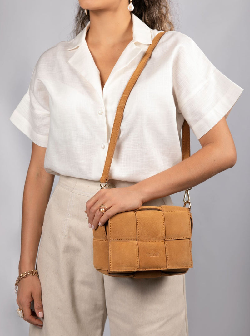Natasha Crossbody Bag - Miele Shoulder & Crossbody Bags TARBAY   