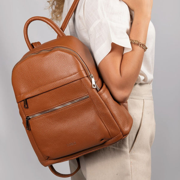 Alizeh Handbag - Camel Backpacks TARBAY   