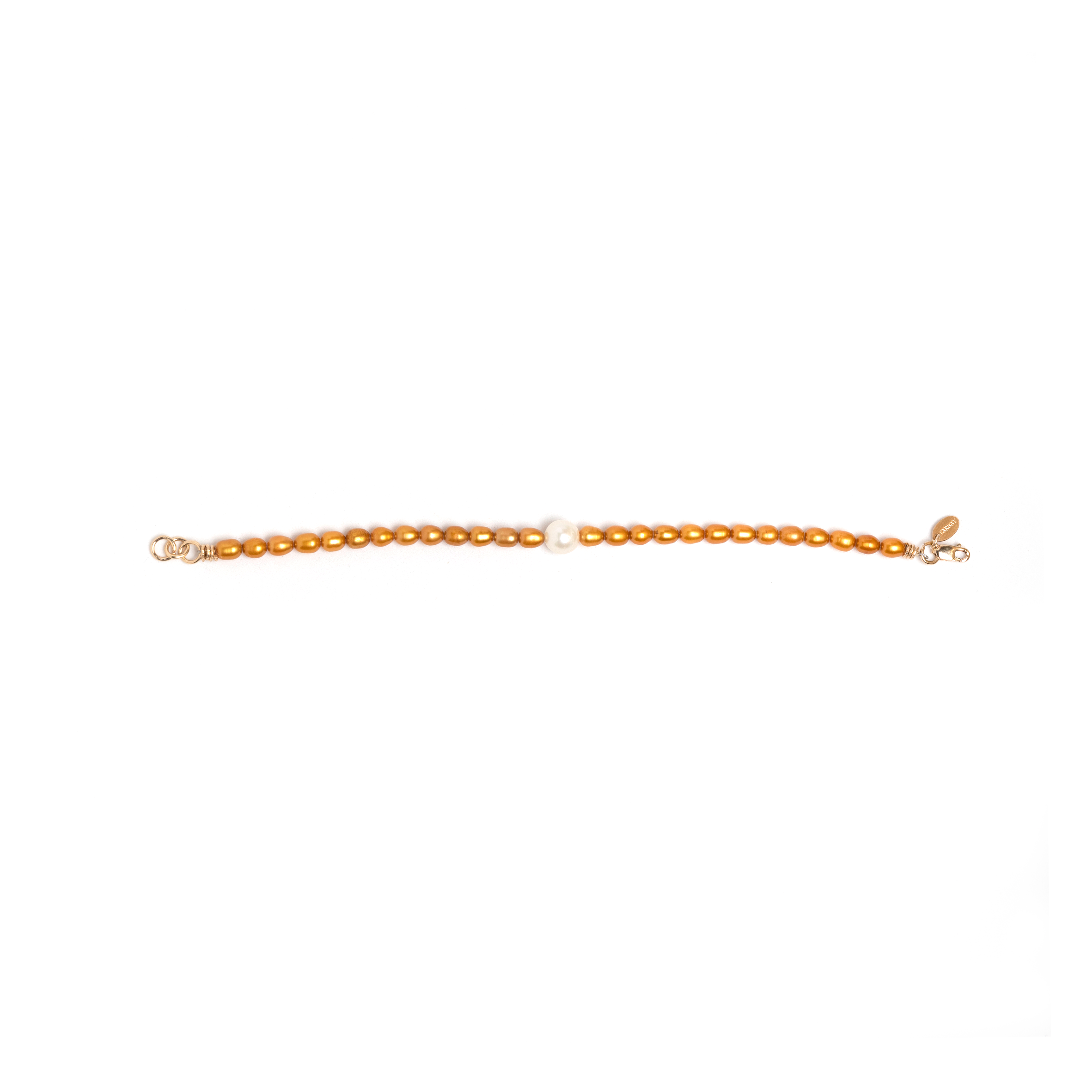 Margaritiferas Bracelet - Yellow Pearl & White Pearl Bracelets TARBAY   