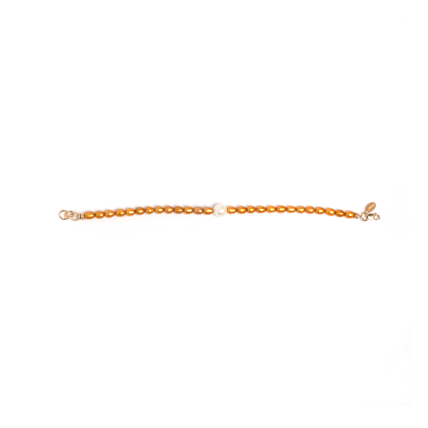 Margaritiferas Bracelet - Yellow Pearl & White Pearl Bracelets TARBAY   