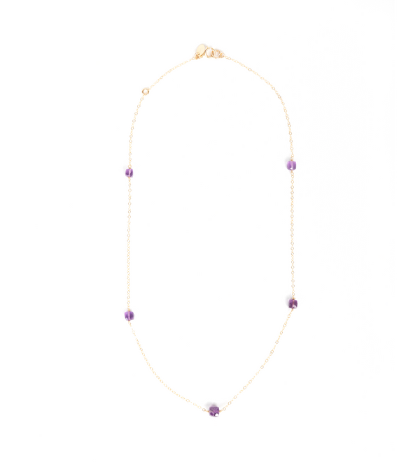 Pensamientos Necklace - Amethyst Necklaces TARBAY   