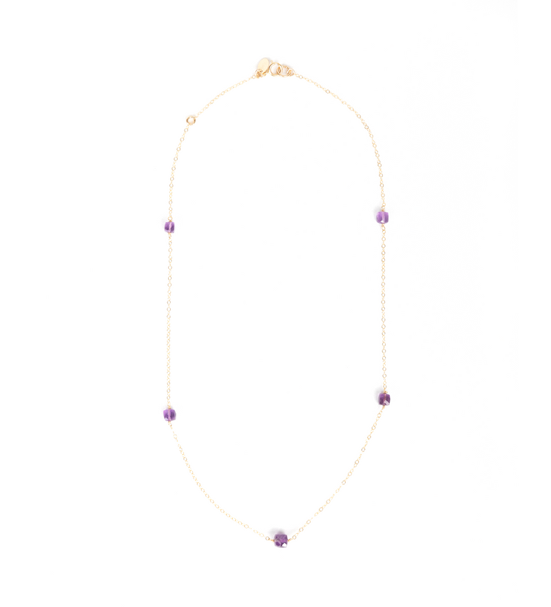Pensamientos Necklace - Amethyst Necklaces TARBAY   