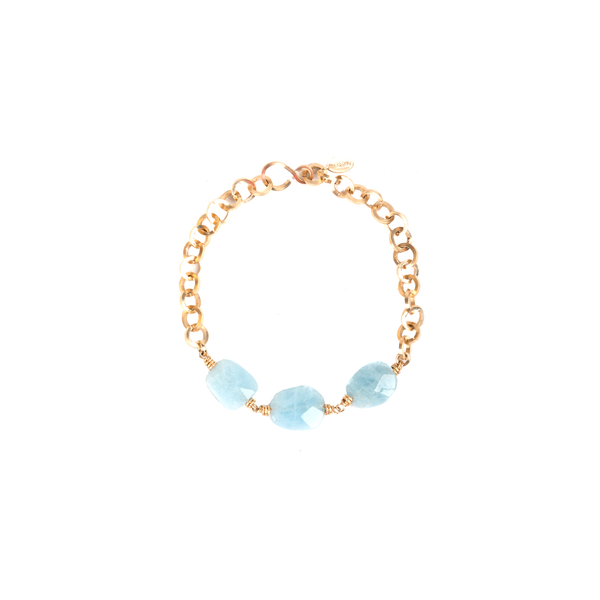 Atmosfera Bracelet #03 - Aquamarine Bracelets TARBAY   