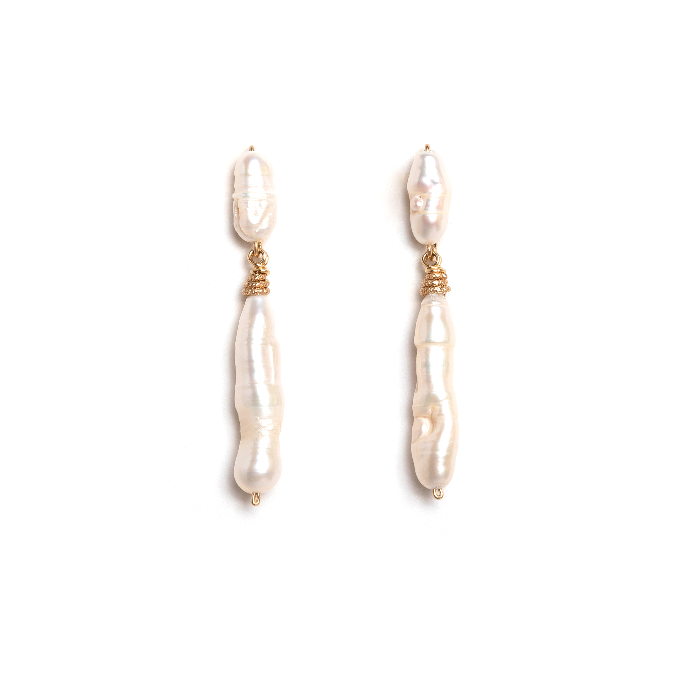 Akoya Dangle Earrings (45mm) - Pearl Earrings TARBAY   