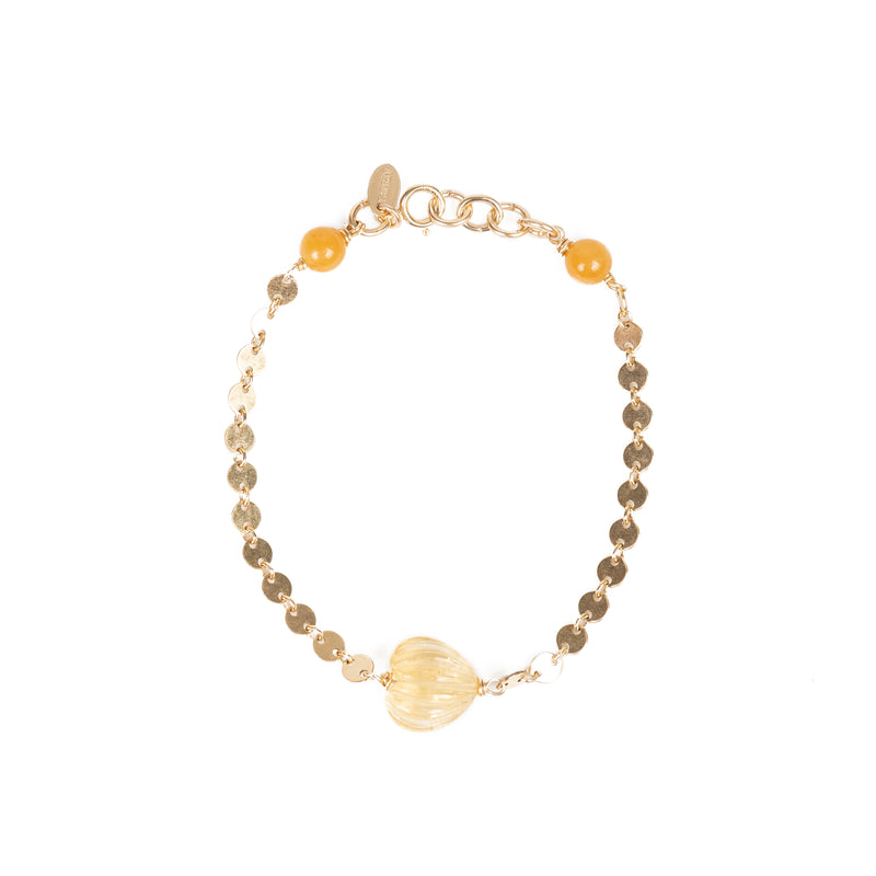 Amber Bracelet - Yellow Jade & Citrine Bracelets TARBAY   