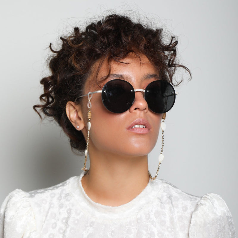 Parasol #5 - Off White SunGlasses TARBAY   