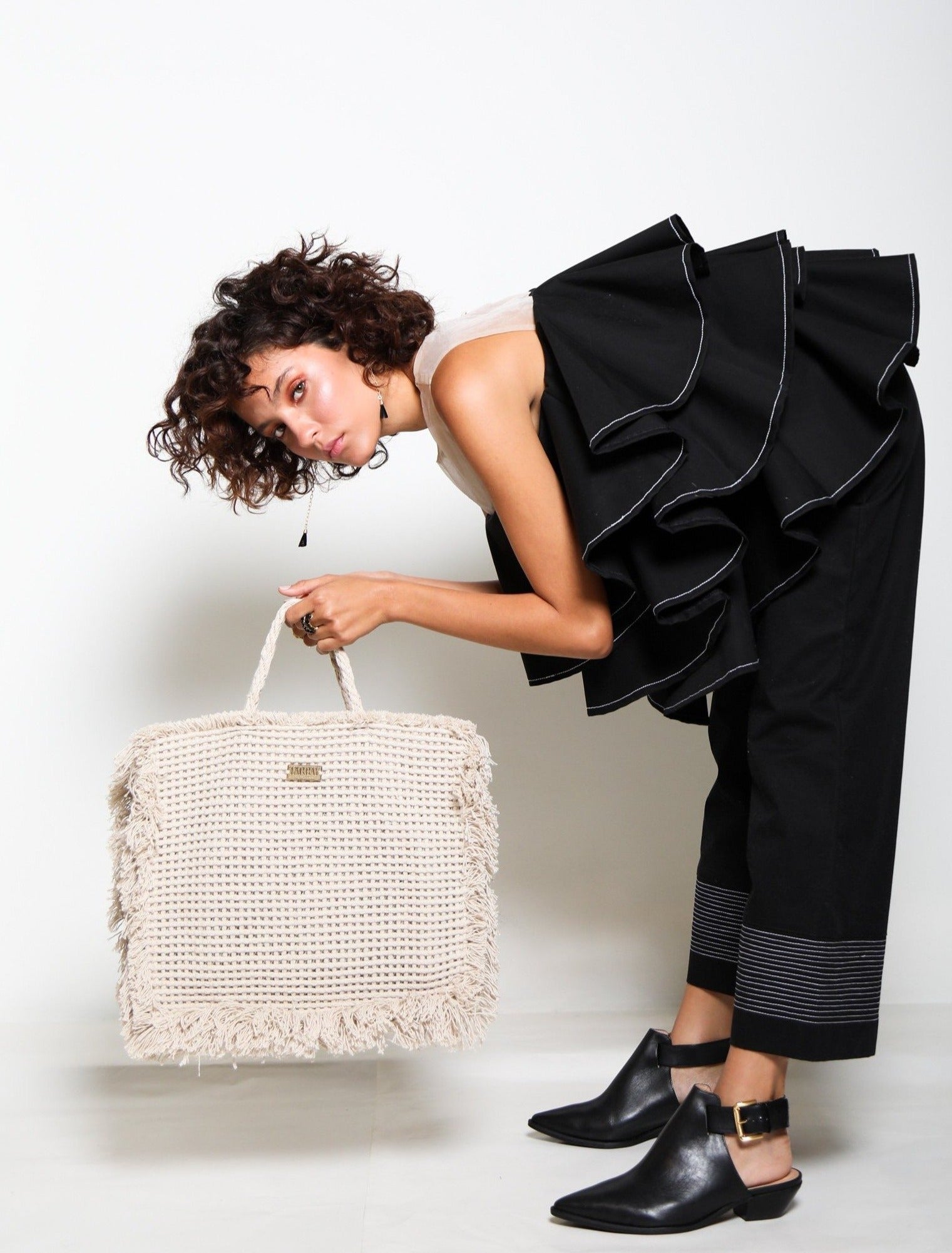 Gossypium Tote Bag Large - Crema Totes TARBAY   