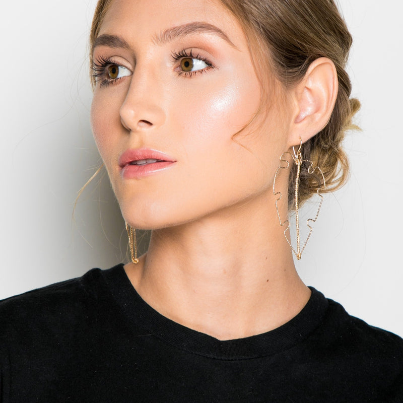 Leaves Earrings (90mm) Earrings TARBAY   