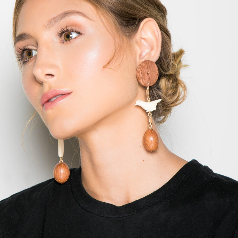 Panare Earrings - Imperial Topaz Earrings TARBAY   