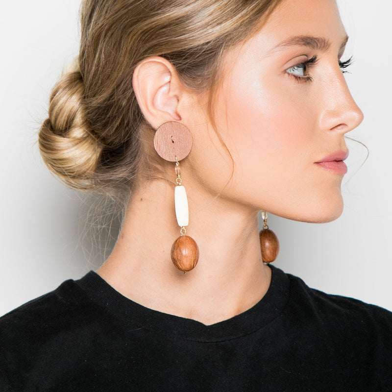 Panare Earrings - Imperial Topaz Earrings TARBAY   