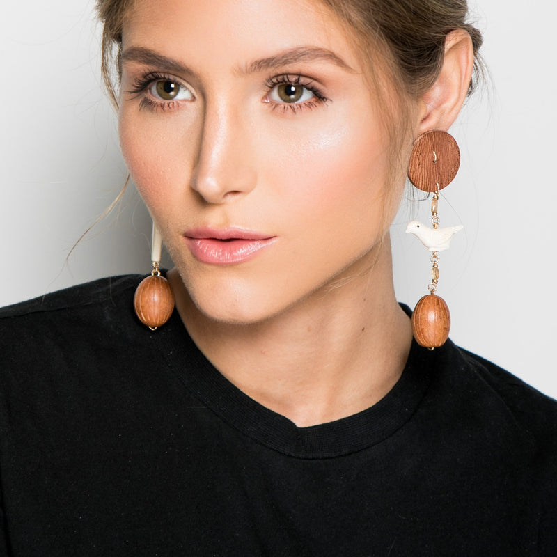 Panare Earrings - Imperial Topaz Earrings TARBAY   