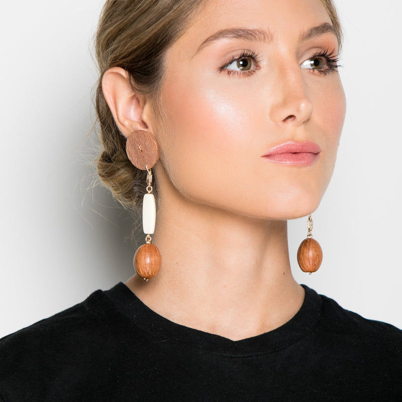 Panare Earrings - Imperial Topaz Earrings TARBAY   
