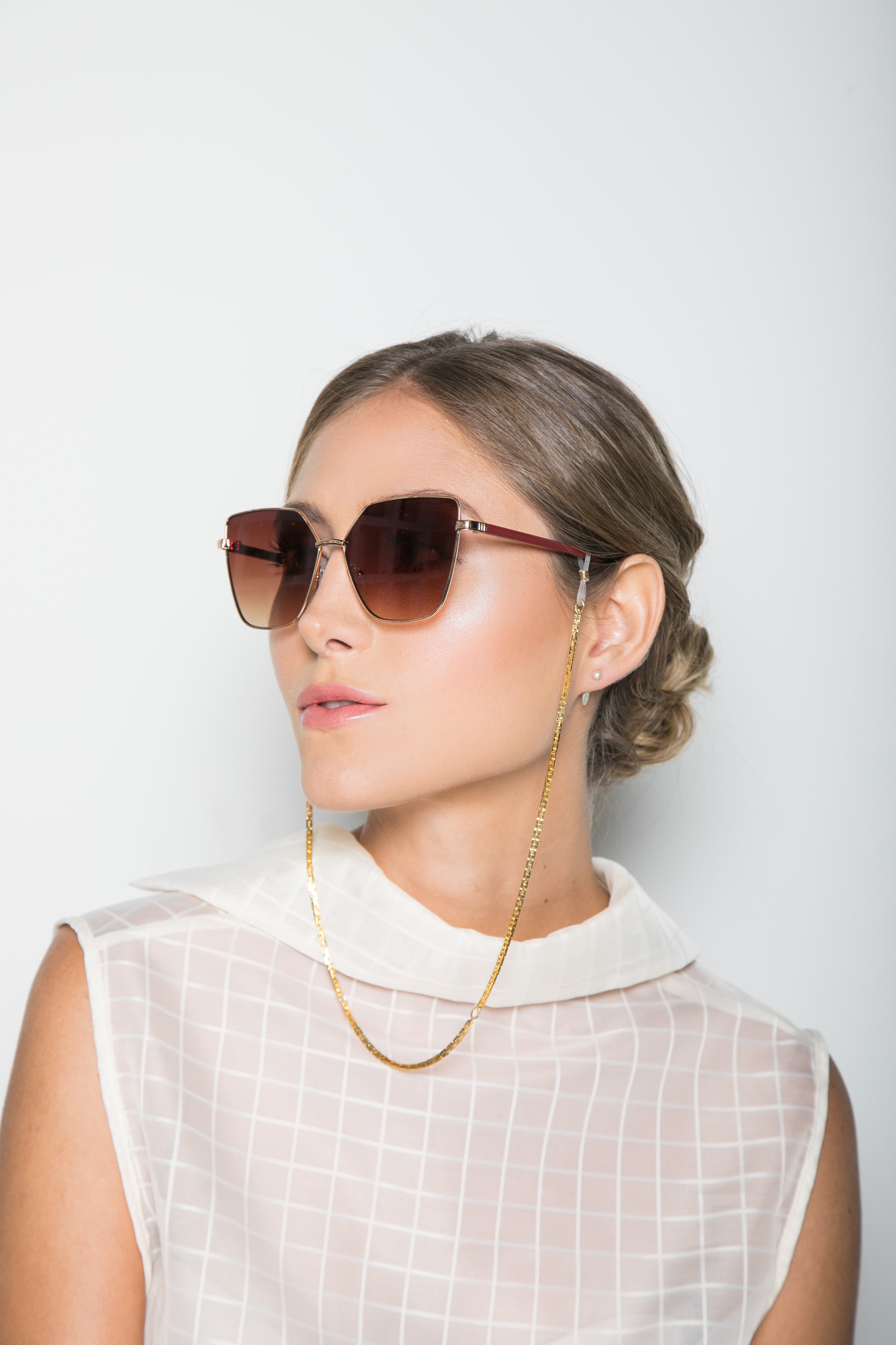 Eyeglass Chain - Golden Metallic Sunglasses TARBAY   