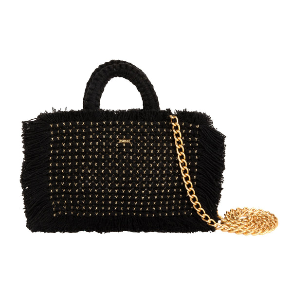 Gossypium Tote Bag Small - Black Totes TARBAY   