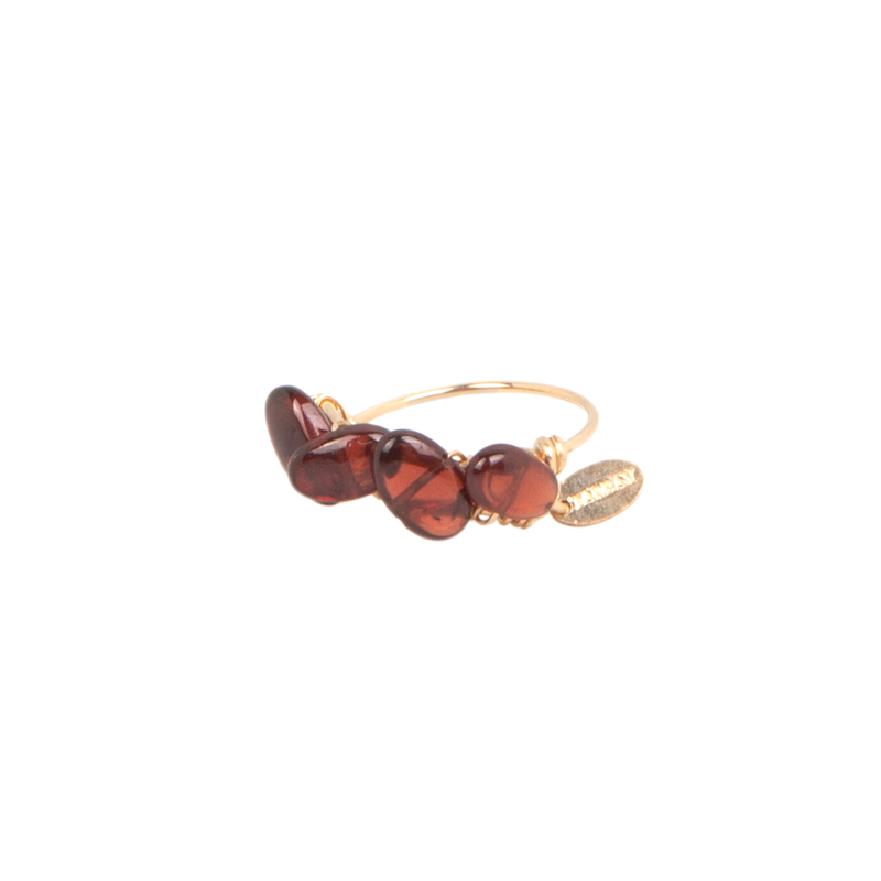 Cleopatra Ring #1 (22mm) - Garnet Rings TARBAY   