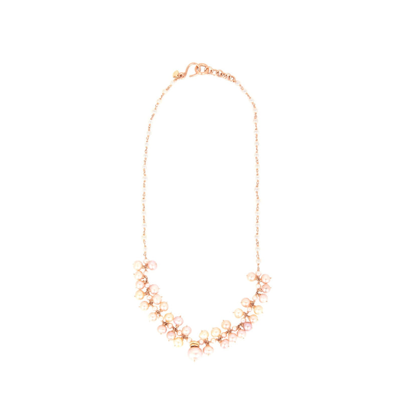 Margarita Pearls Necklace #18 Salmon Pearl Necklaces TARBAY   