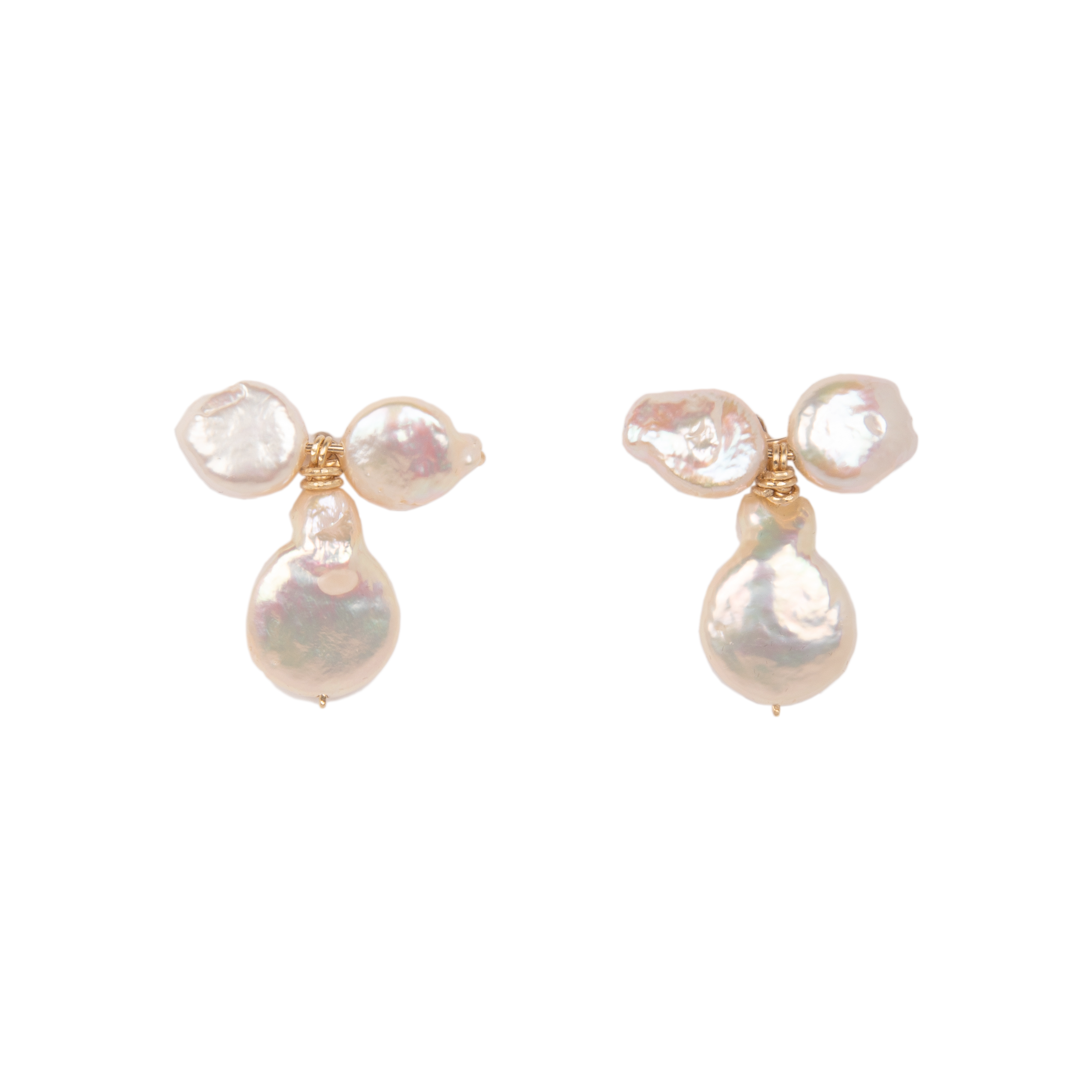 Keshi Earrings #7 (25mm) - Perls & 14K Gold-Filled Earrings TARBAY