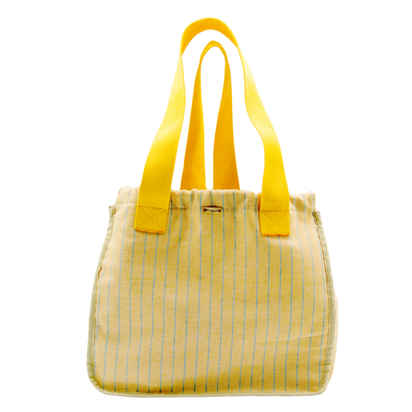 Vathys Striped Bag - Yellow Totes TARBAY   