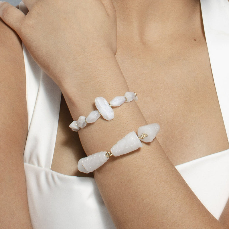 Glaciar Bracelet - Moon Stone Bracelets TARBAY   